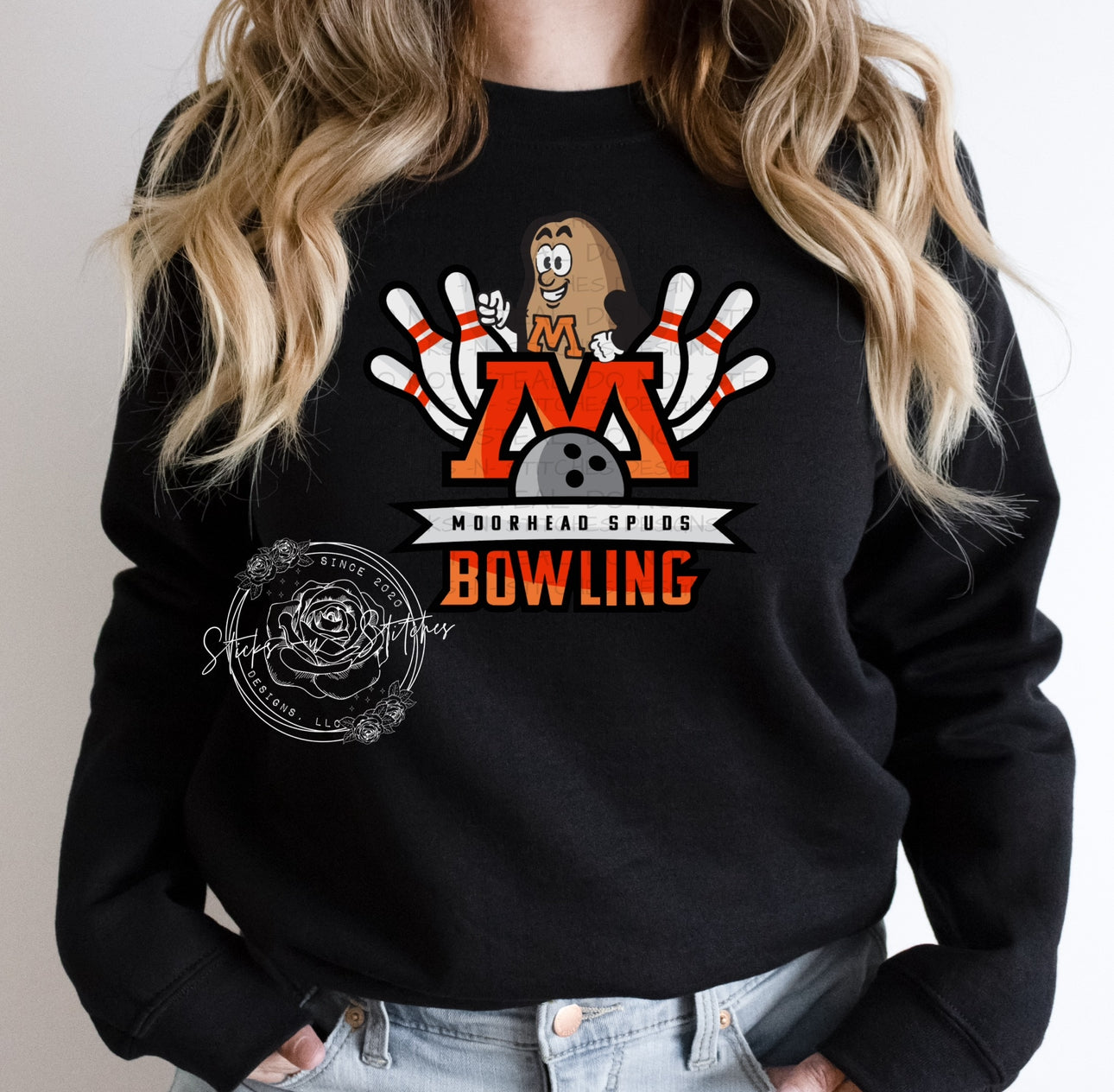 Moorehead Spuds Bowling Sweatshirt/Hoodie