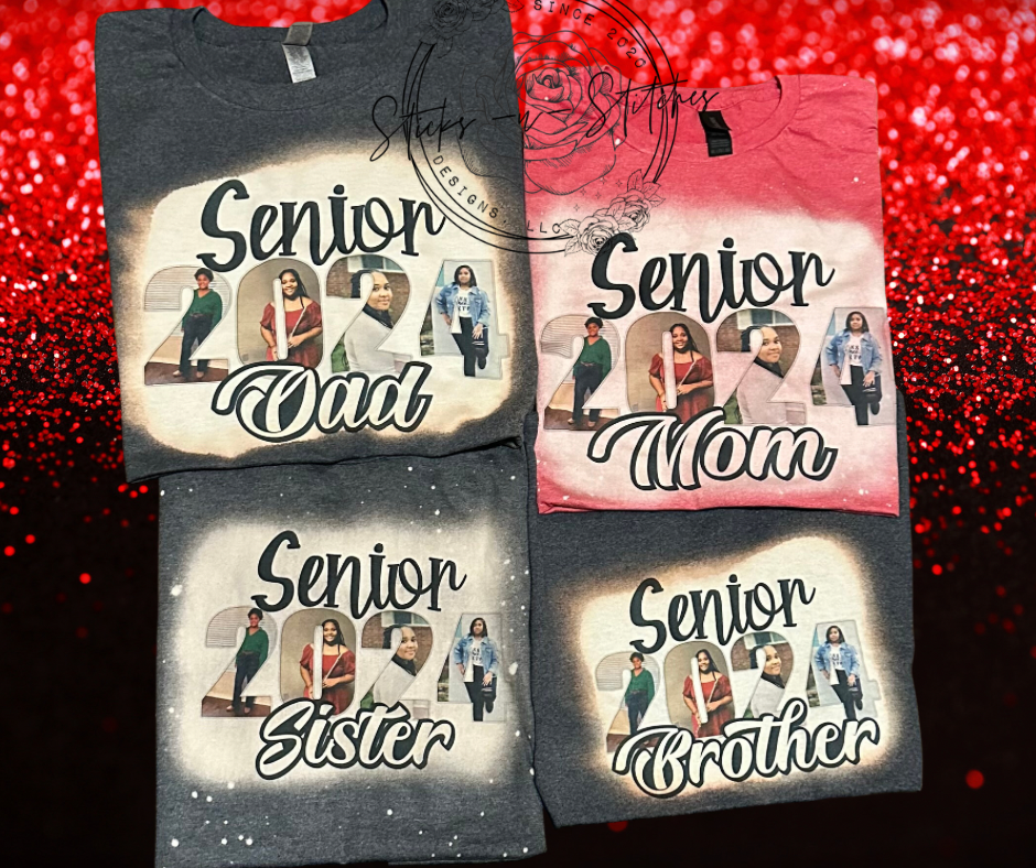 Custom Senior Mom Photo Tee