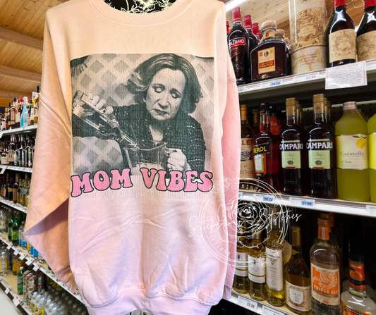 Pink Mom Vibes Sweatshirt