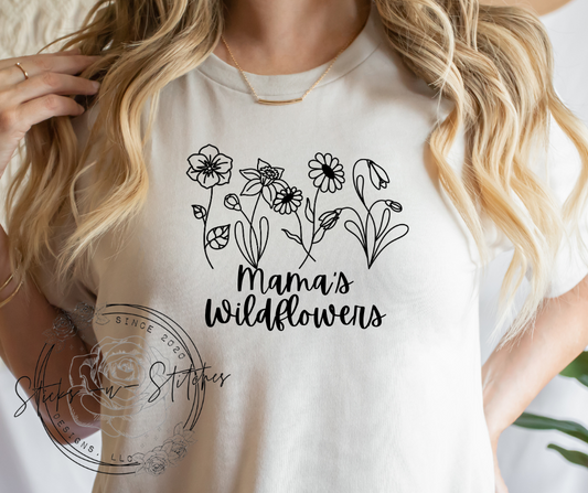 Birth Month Wildflowers Tee