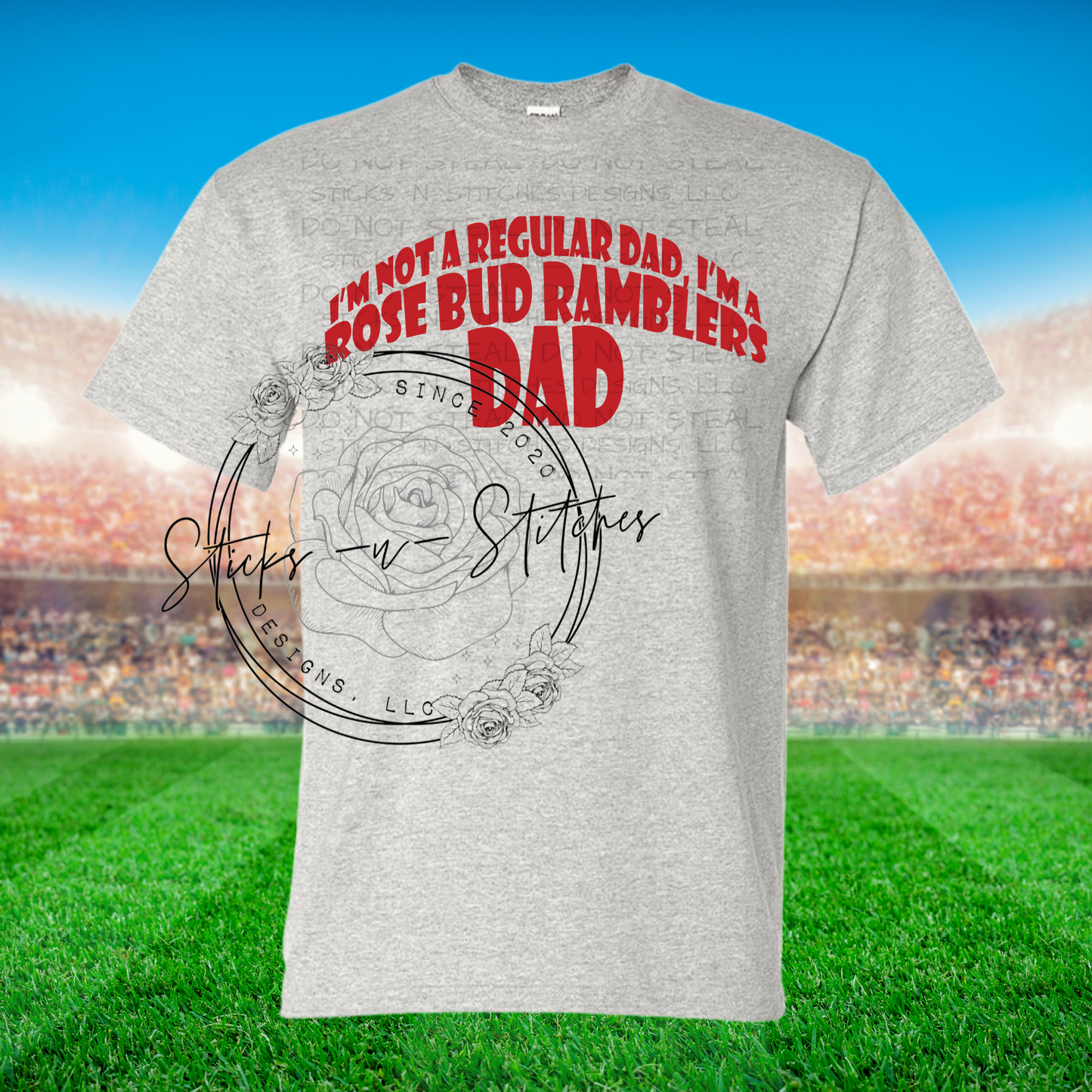 Custom EXCLUSIVE School Spirit Dad Tee