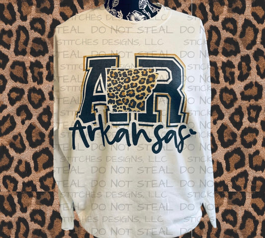 Arkansas Leopard Sweatshirt